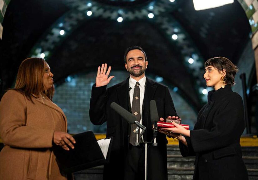 Zohran Mamdani Sworn In As New York City's 112th Mayor